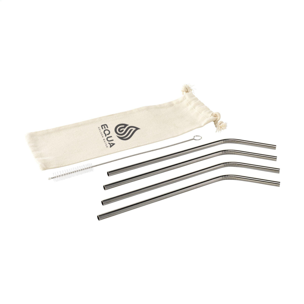 Reusable 4 pieces Straw Set Strohalme aus Edelstahl