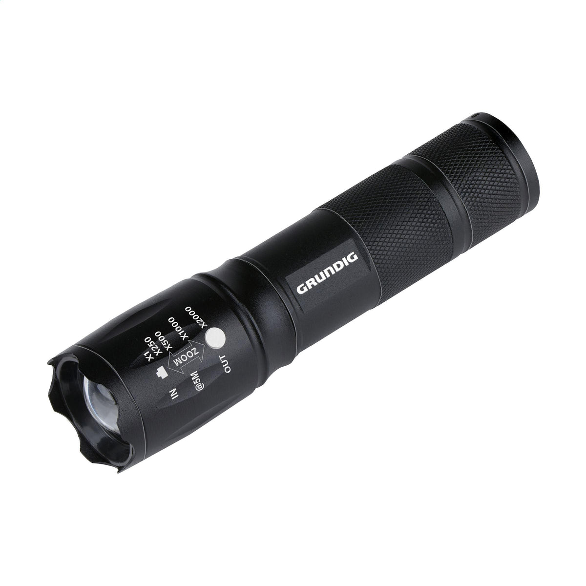 Grundig 1W LED Torch Zoom Taschenlampe