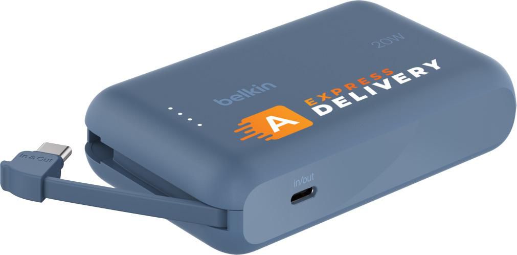 Belkin BoostCharge PowerBank 10K Integriertes Kabel