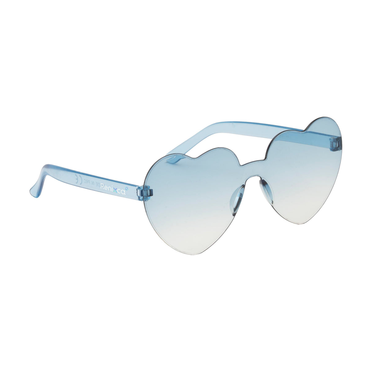 Transparent hellblau