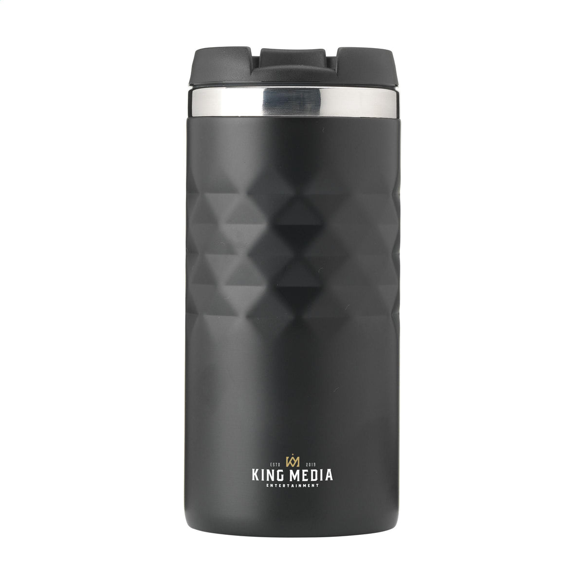 Geometric Mug Steel 280 ml Thermobecher