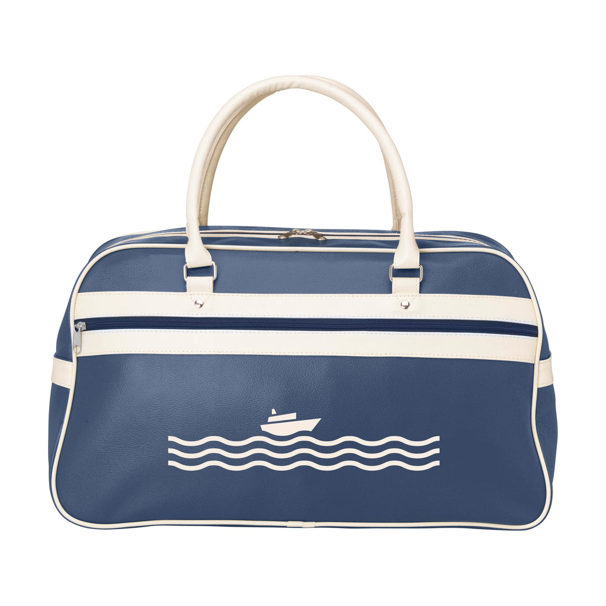 Blau/beige