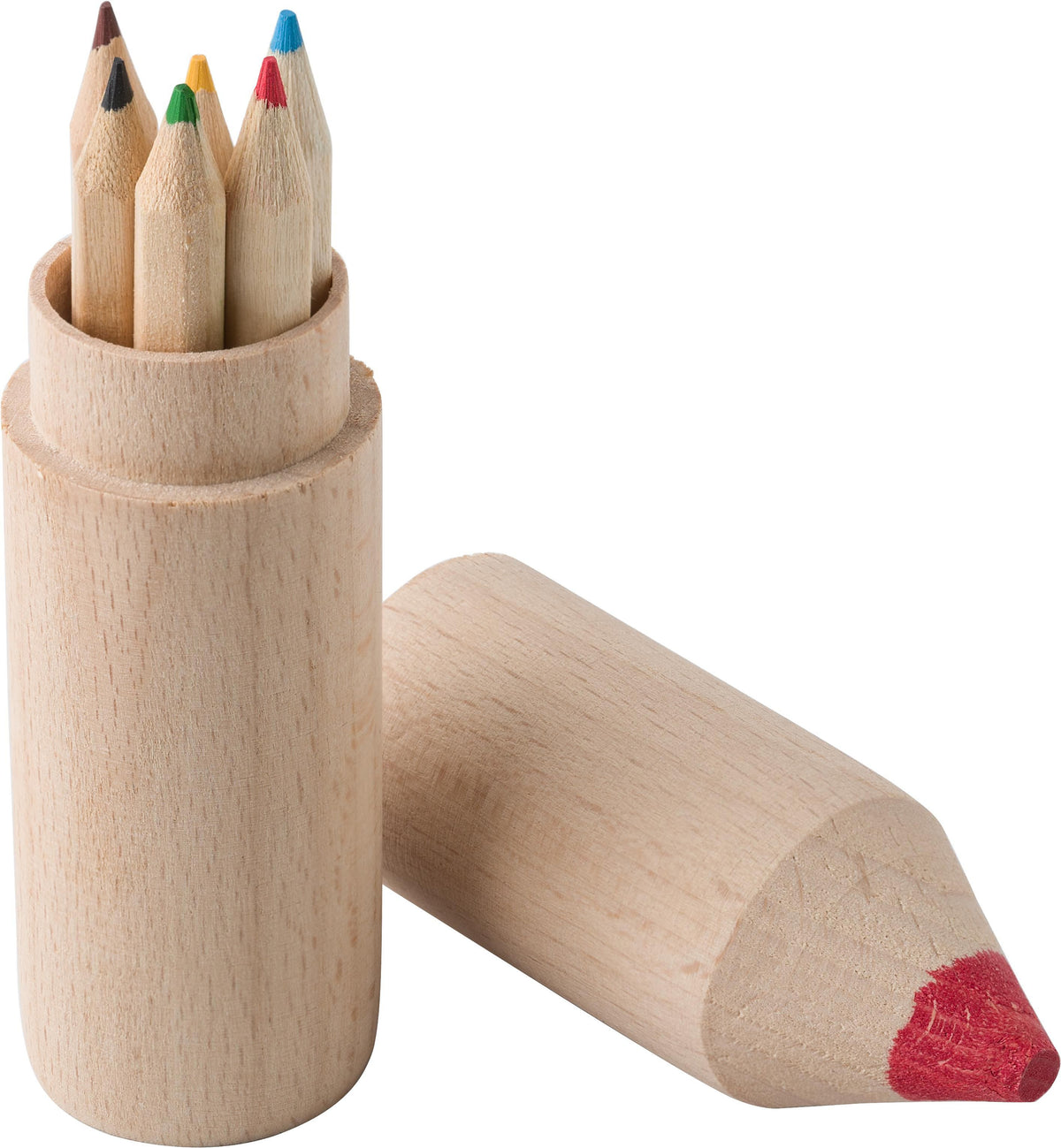 Buntstift Set Francis, Holzhalter, 6 Stifte