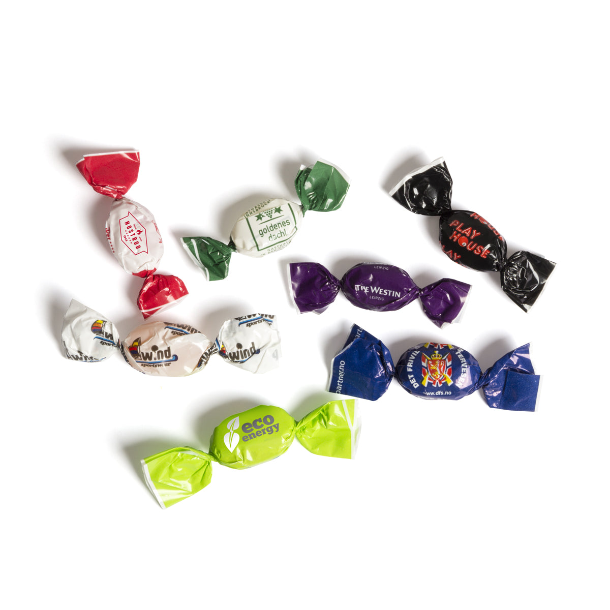 3 g Bonbons im Werbewickler