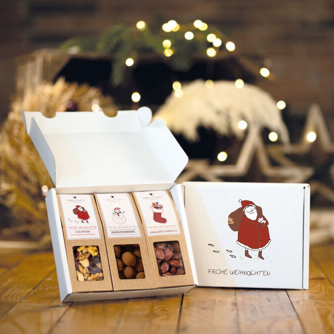 3er Faltschachteln individuell bedrucken im Geschenkkarton