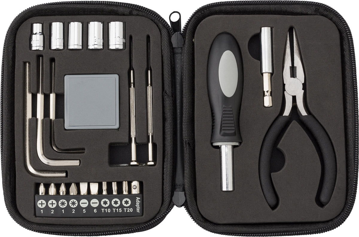 Werkzeugset Lani, 24 Teile, Kunstledertasche
