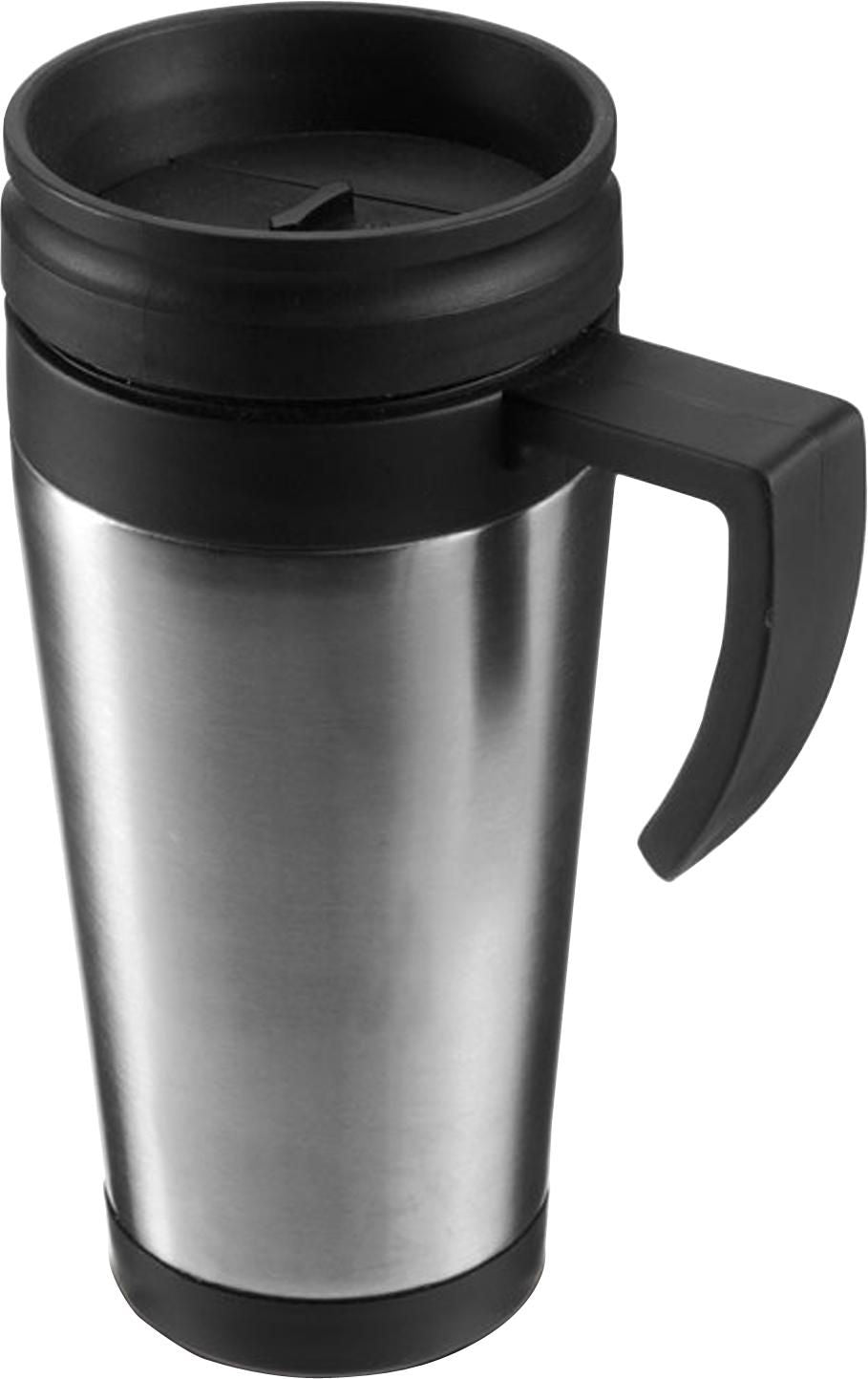 Doppelwandiger Reisebecher Dev, 420 ml