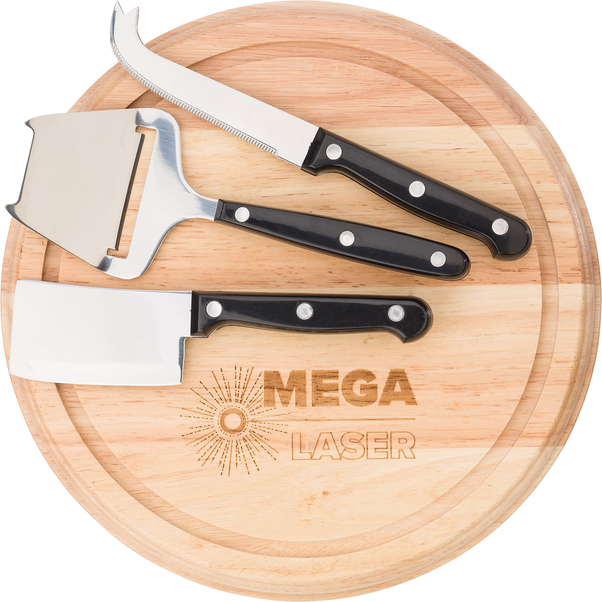 Käsebrett Max, Holz, 4 Stück