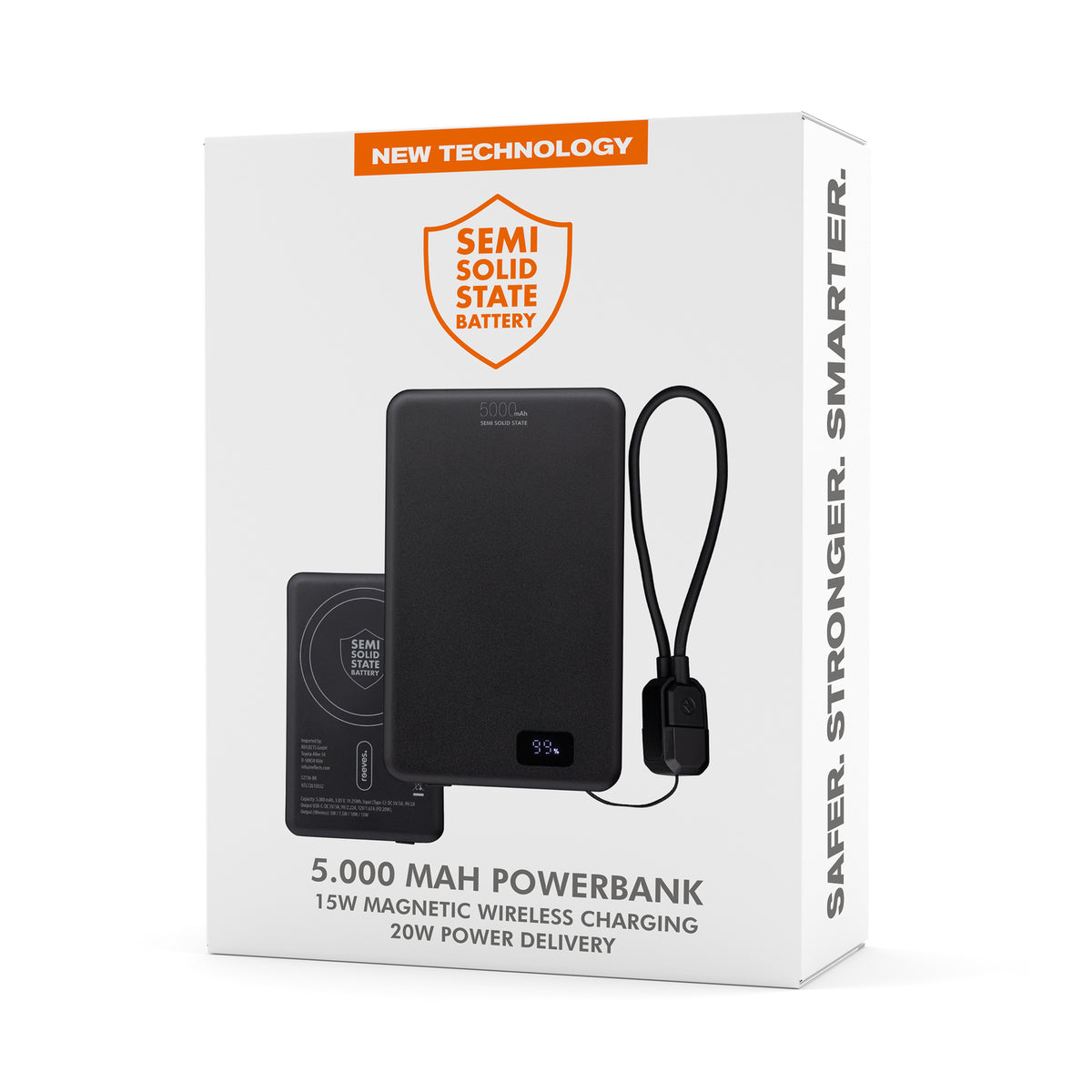 Magnetische 15W Wireless Powerbank REEVES-WATTRON PRO X ALU