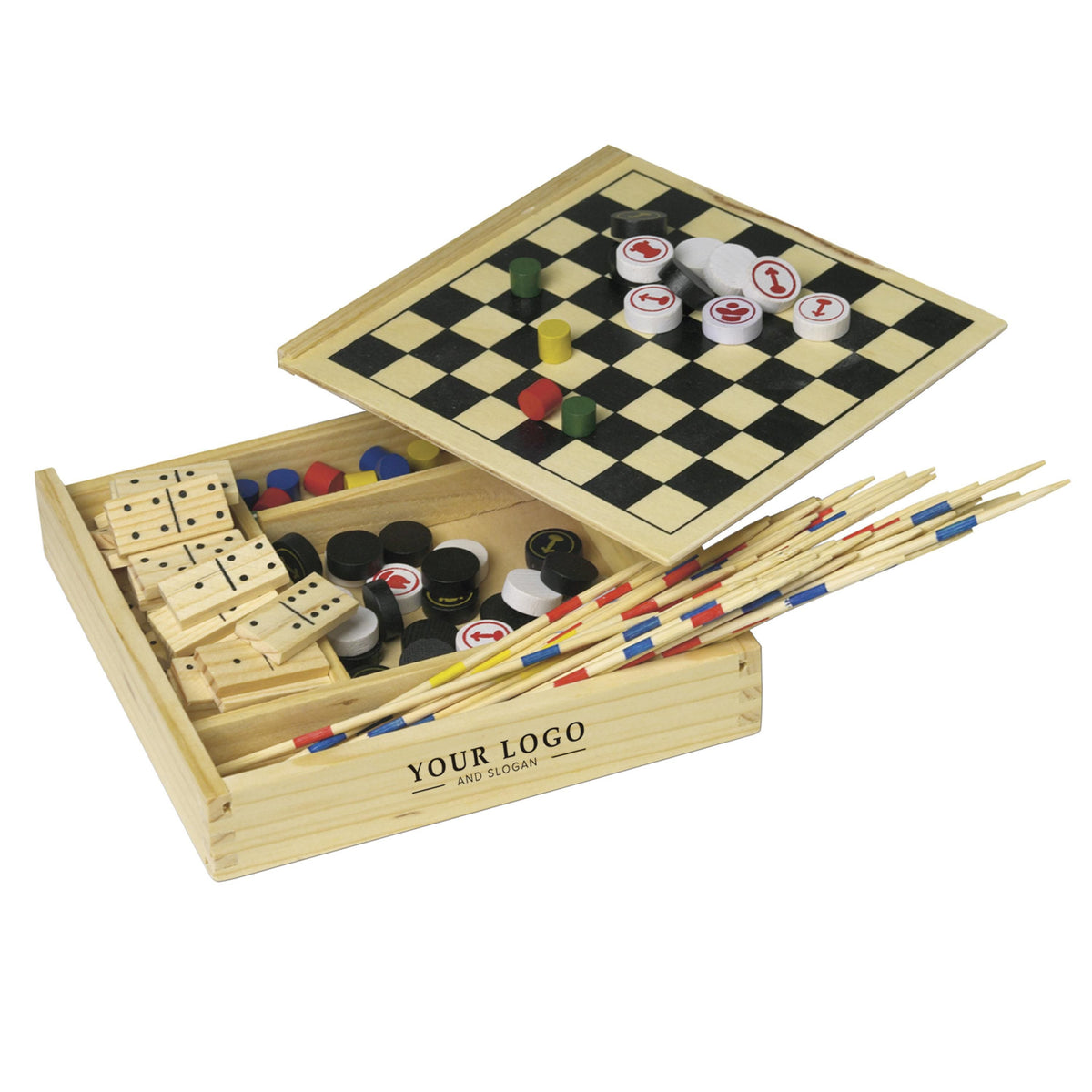 Spieleset Cherie, Holz, 5 in 1