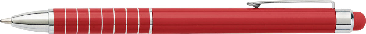 Kugelschreiber Oliver, Aluminium, Stylus