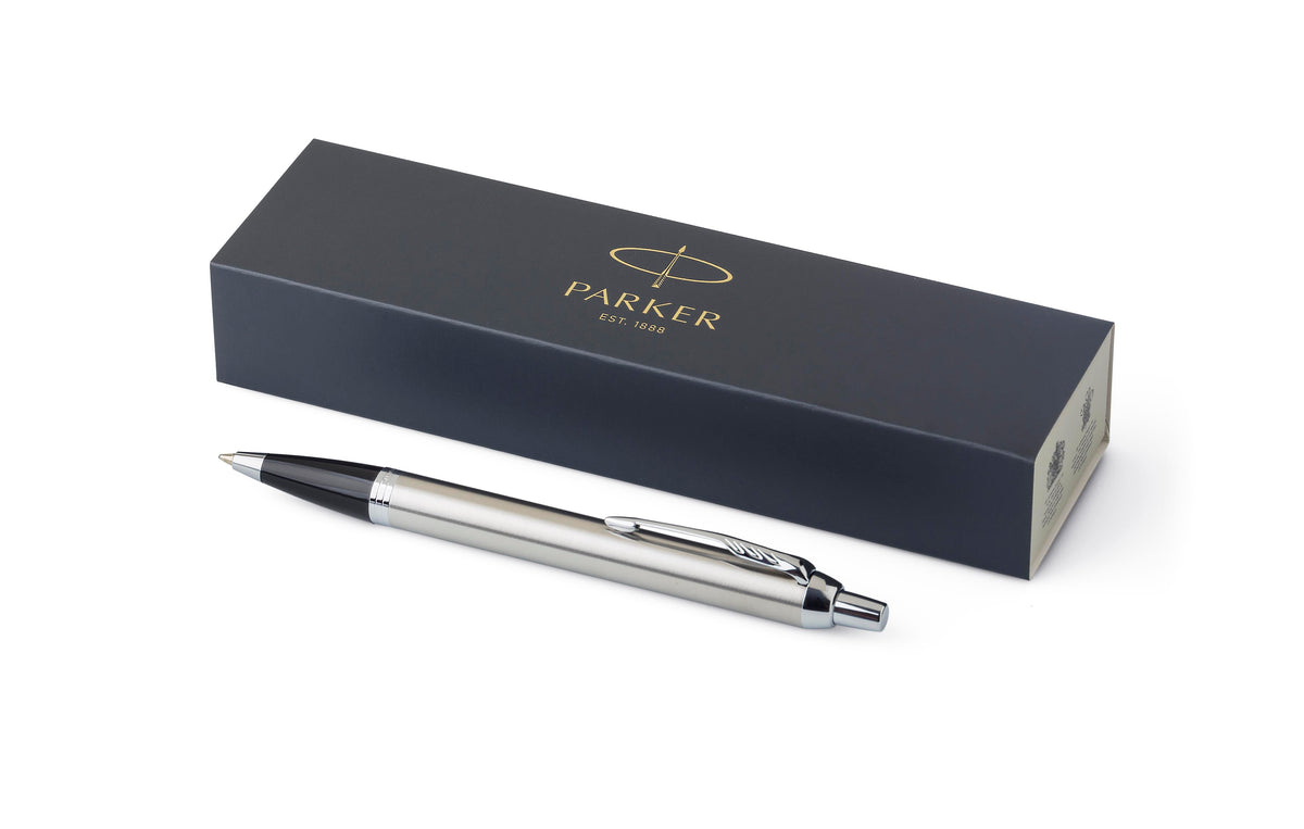 Parker IM Kugelschreiber, Messing und Chrom