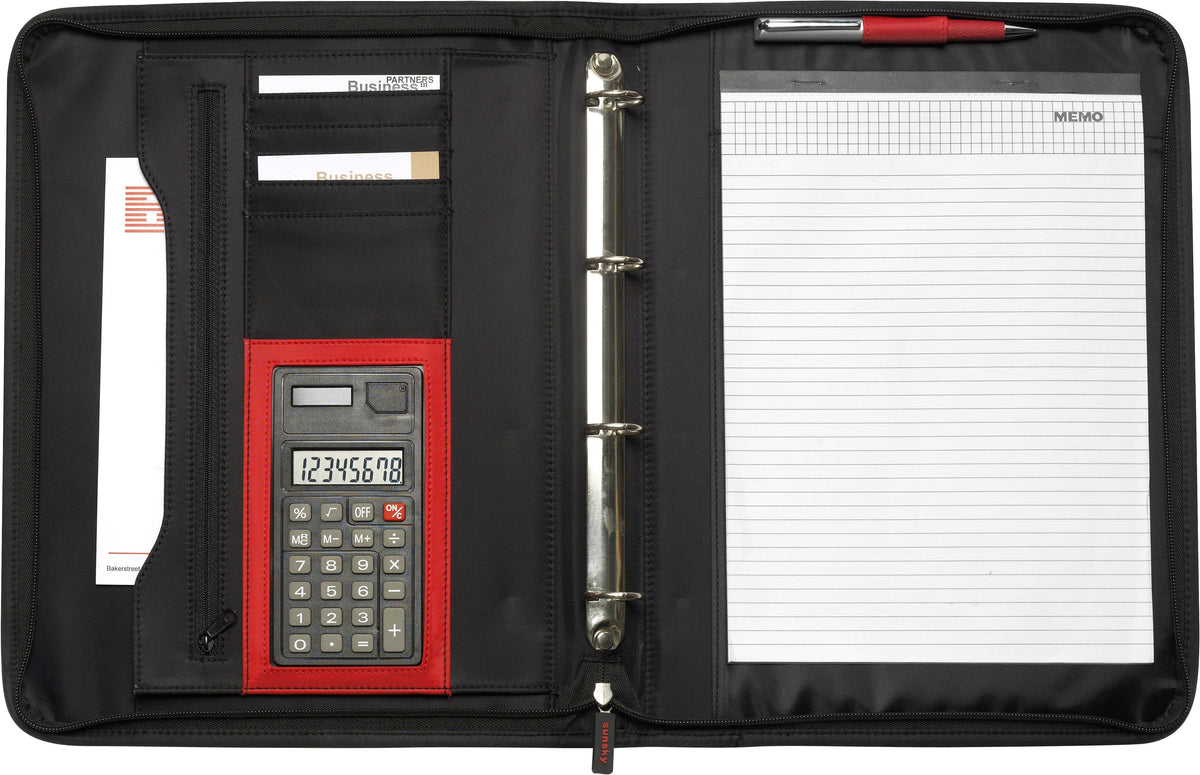 Portfolio Lianna, Polyester, A4, Mit Taschenrechner