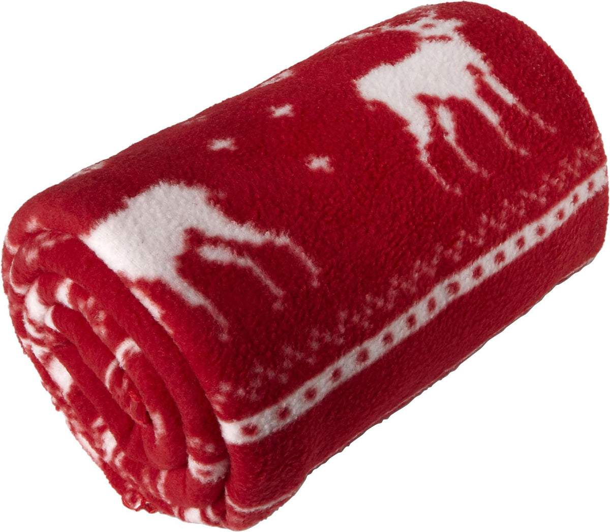 Fleecedecke Jane, Rentiermuster
