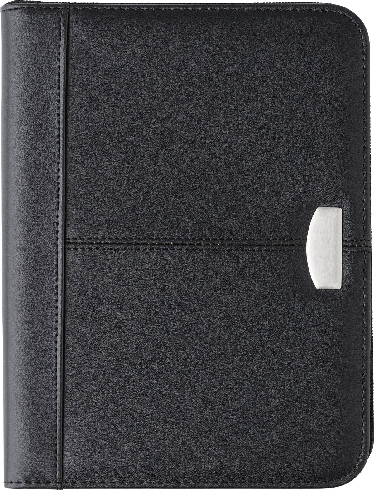 Mappe Rosa, Gebundenes Leder, A5, Mit Notizblock