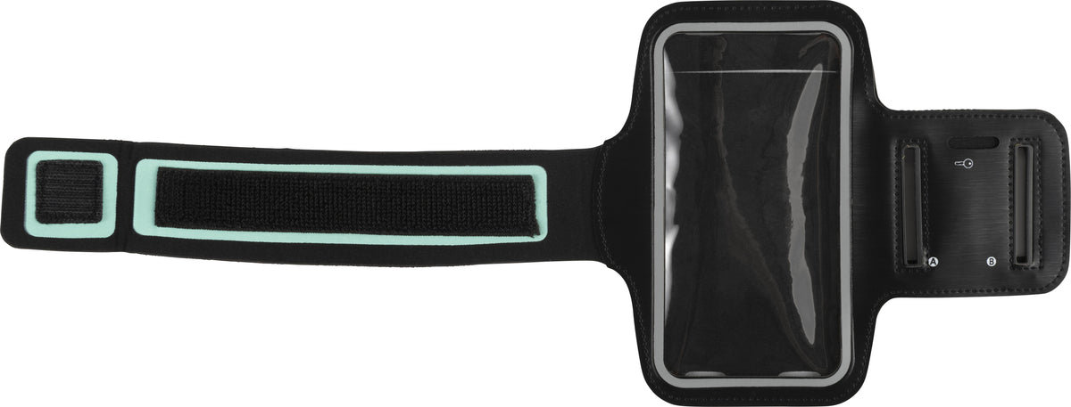 Telefonarmband Danny, Kunststoff und Klettverschluss