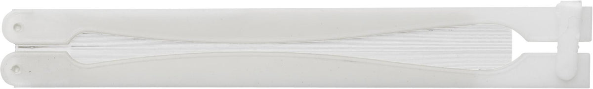 Handfächer Dylan, Papier, Weißer Griff