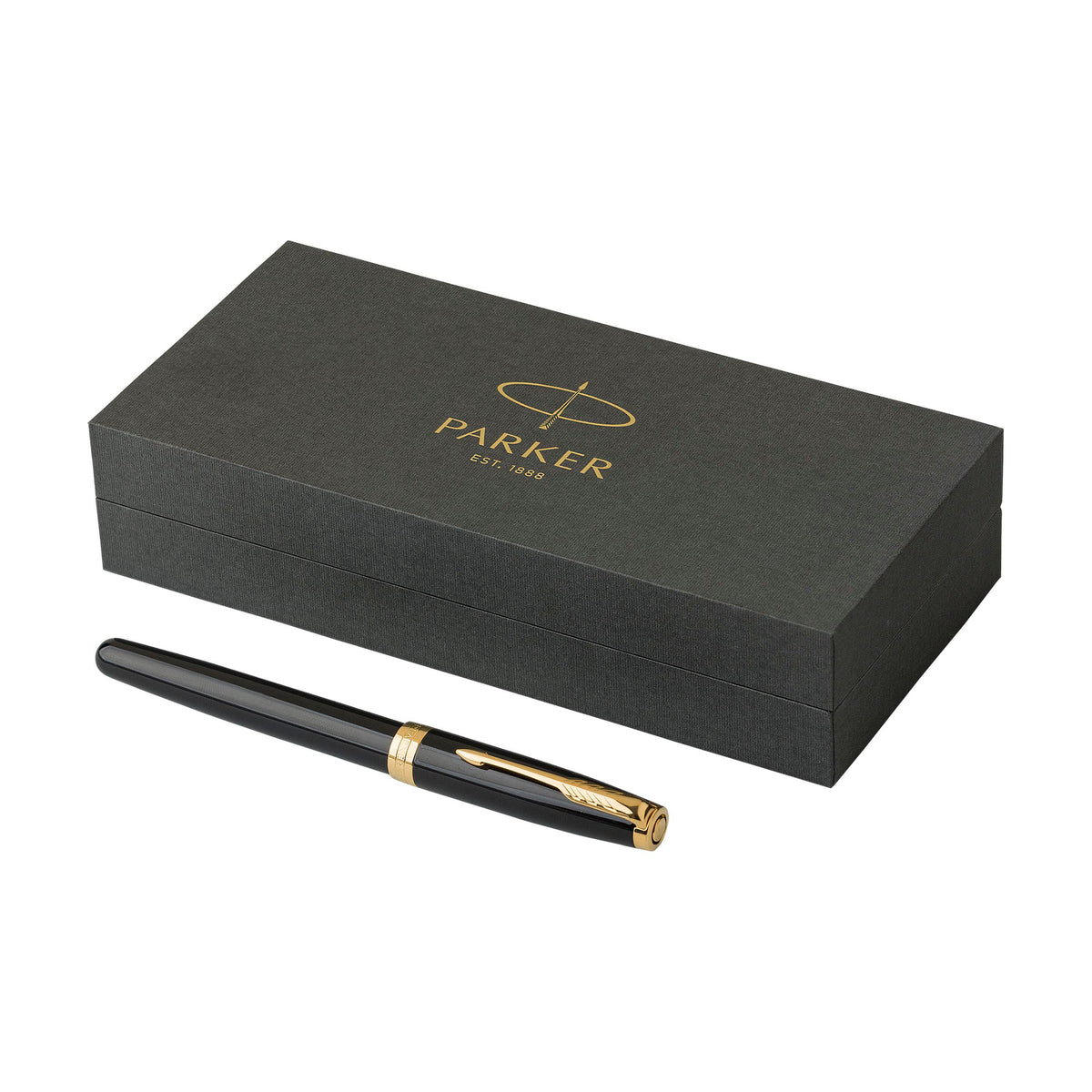 Parker Sonnet Tintenroller, Goldfarbene Zierelemente