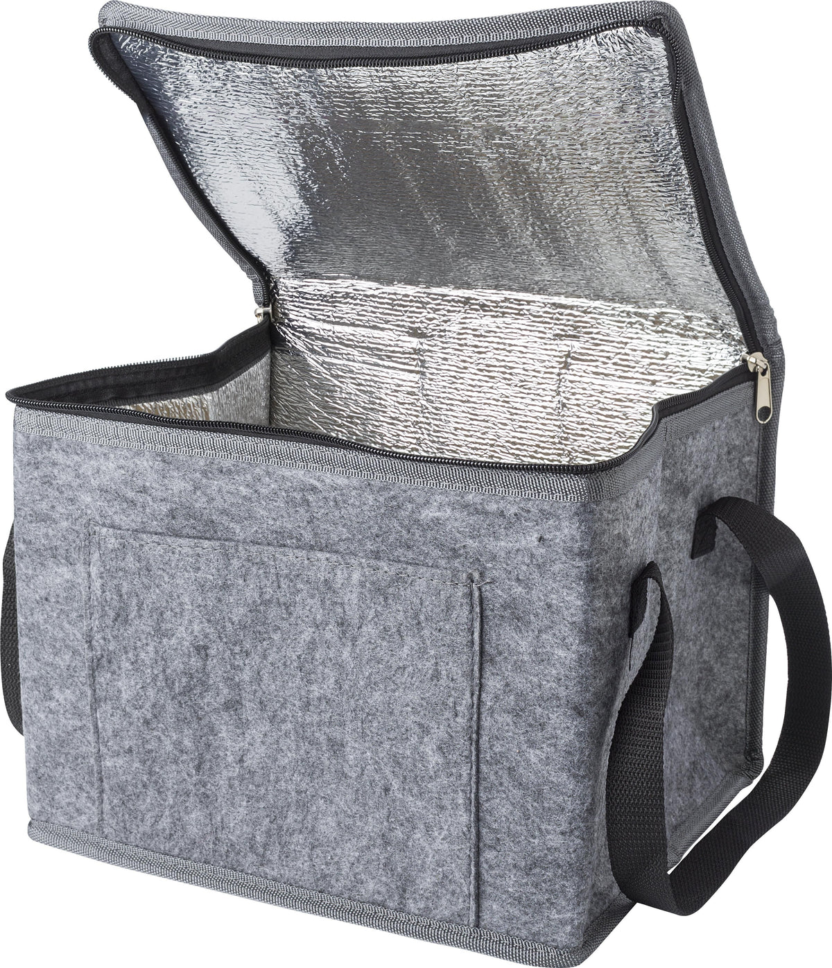 Kühltasche Mason, Filz, Aluminiumfolien Innenfutter