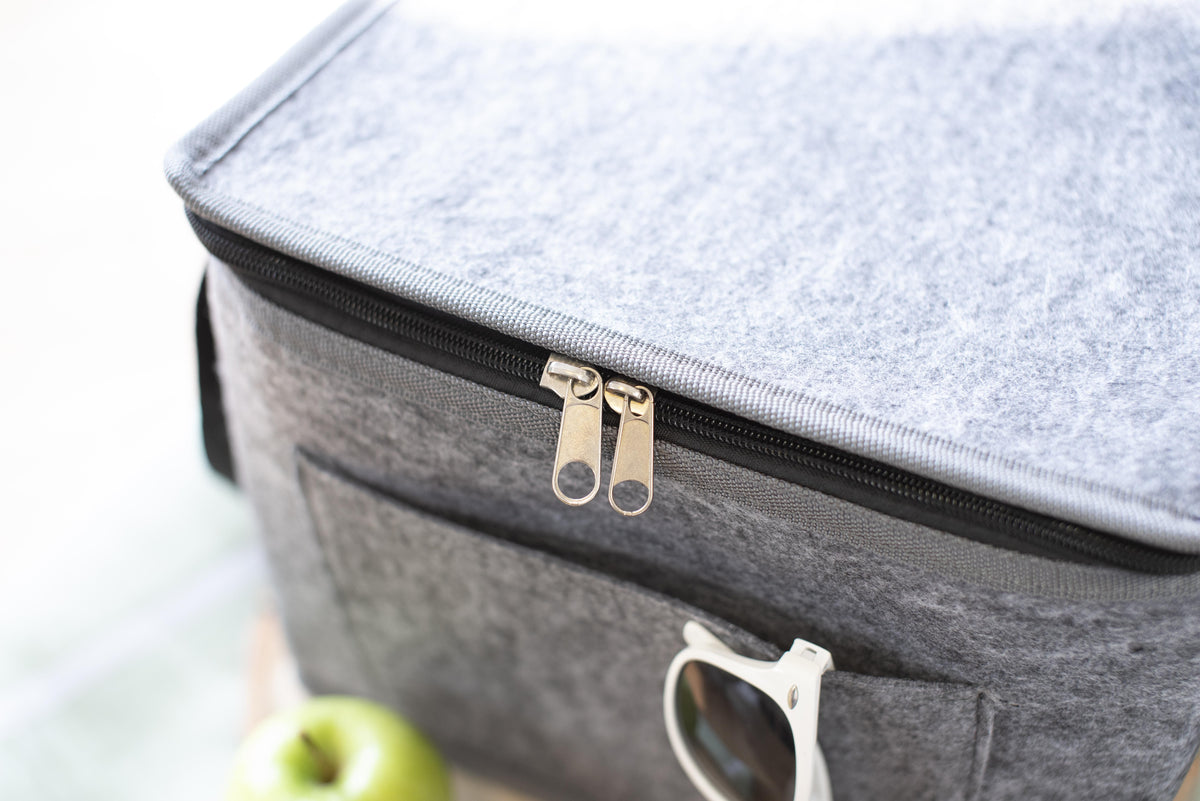 Kühltasche Mason, Filz, Aluminiumfolien Innenfutter