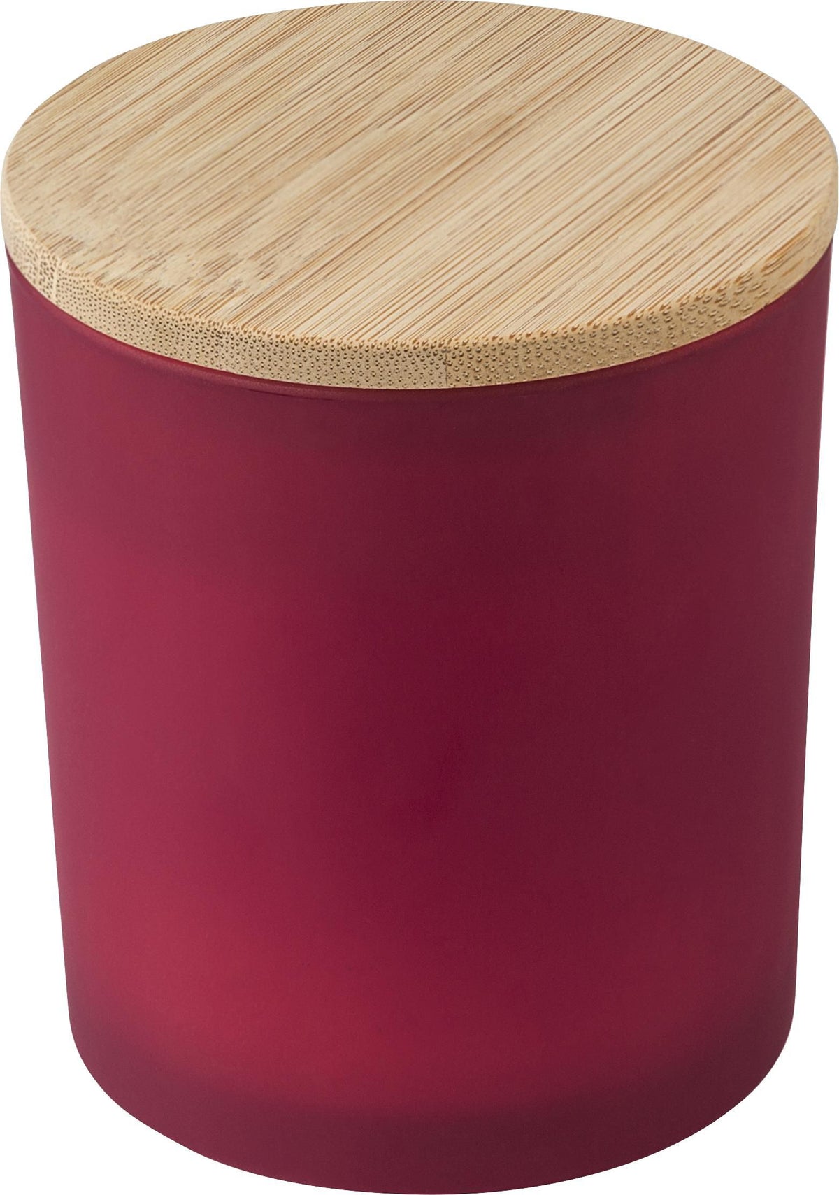 Kerze Josiah, Glas mit Bambusdeckel, Sojawachs, 280 g