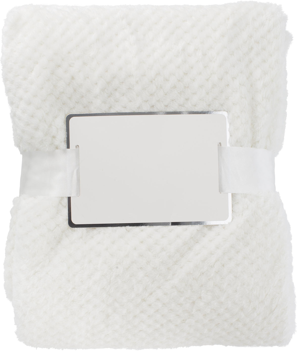 Decke Nikolai, Flanell Fleece 230 g/m², Waffeldesign