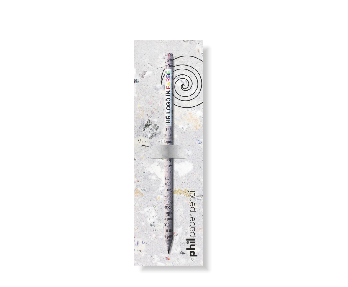 Stift aus Zeitungspapier