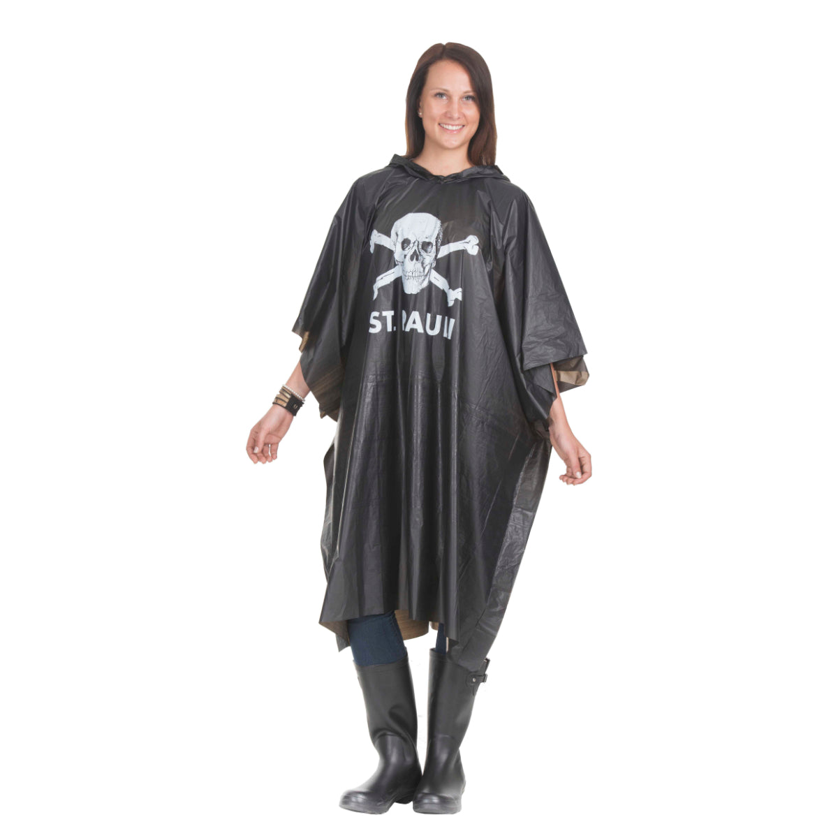 Regenponcho aus Maisstärke in verschiedenen Farben und komplett einfärbbar mit eurem Firmenlogo oder Wunsch-Design.
