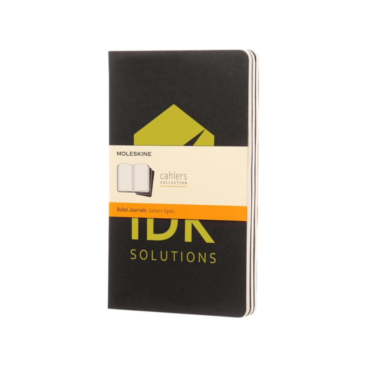Moleskine Notizbuch aus Materialien mit deinem Logo auf der Vorderseite Cahier