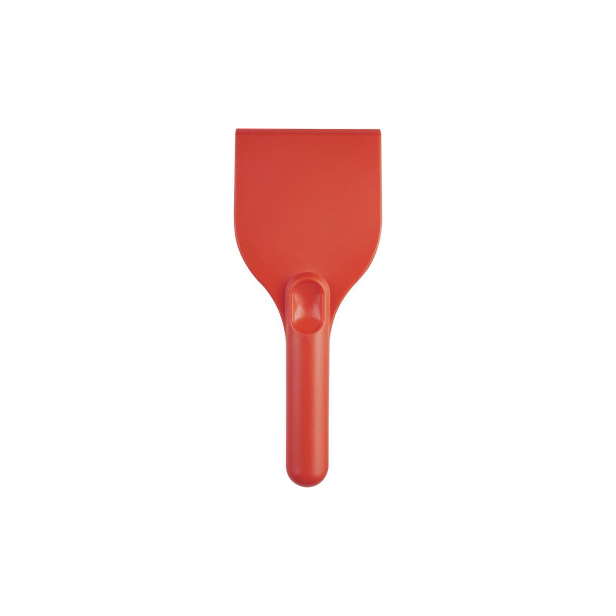 Eiskratzer aus recycelten Materialien praktisch für den Winter und nachhaltig. Auf der Vorderseite mit einem Logo veredlebar rot