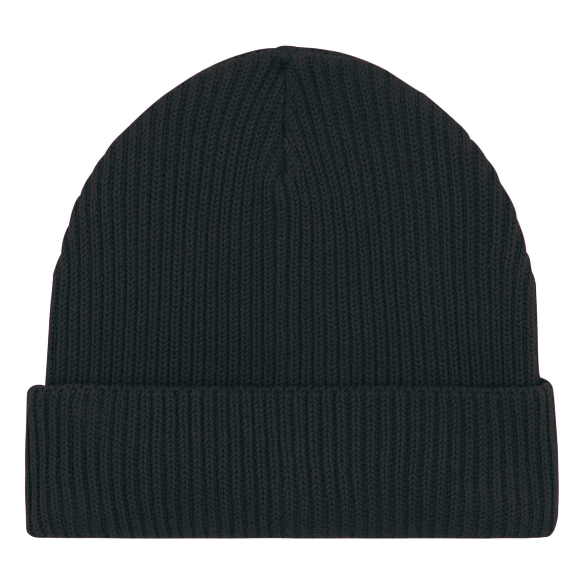 Fischermann Beanie in Schwarz.