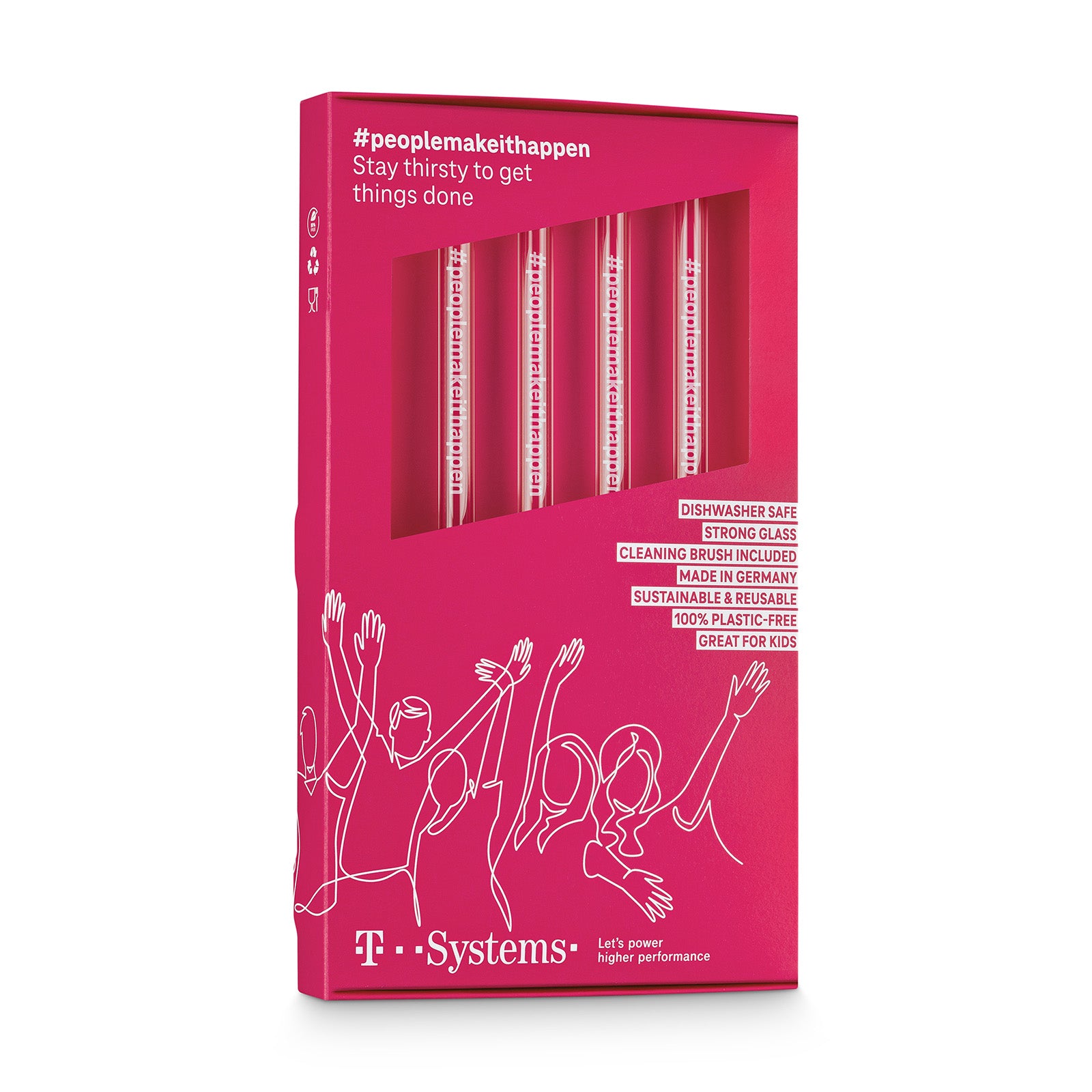 aufbewahrung glas strohhalme 4er Set Glas Strohhalme inkl. plastikfreier Reinigungsbürste – VANILLA &  PEPPER