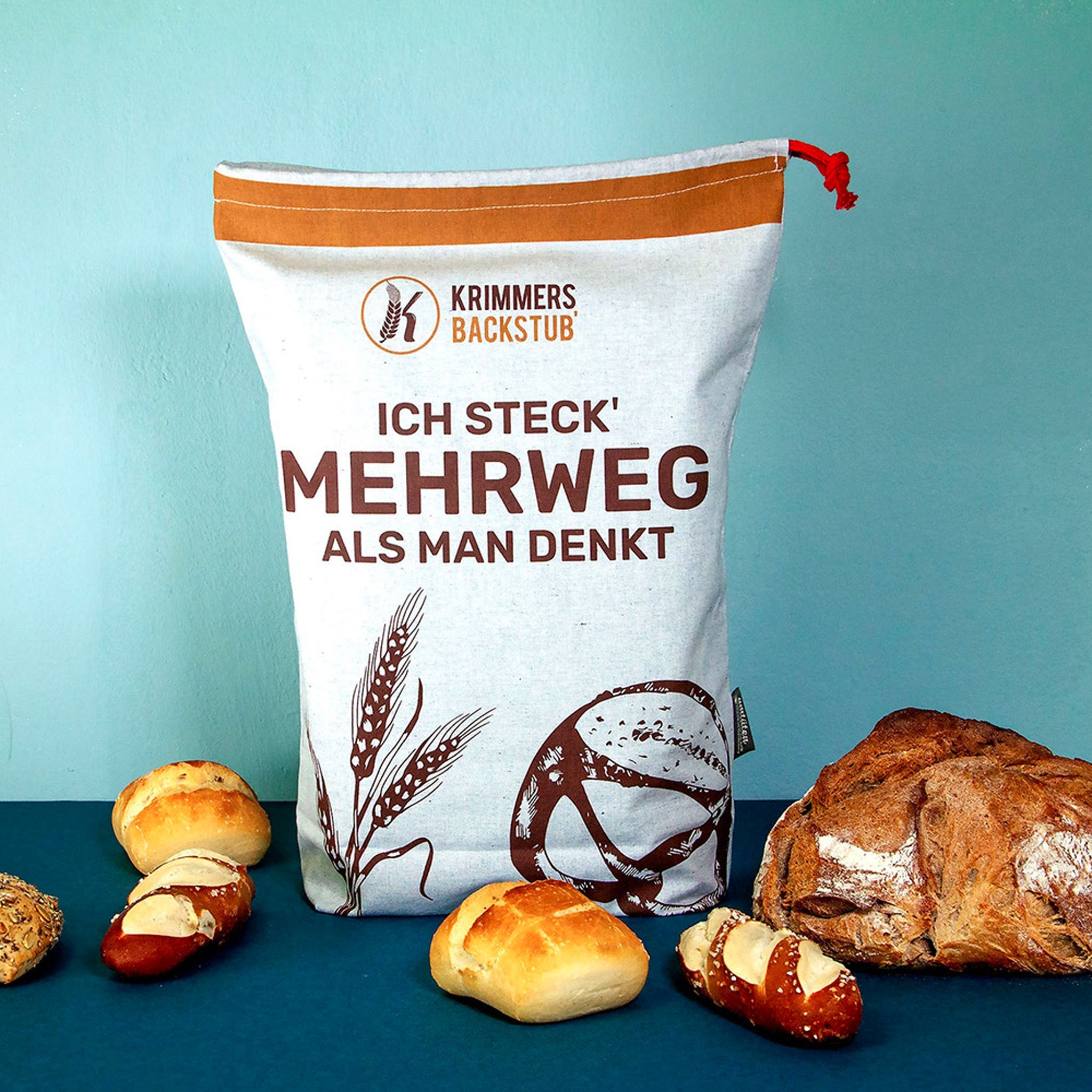 Nachhaltigen Brotbeutel aus Deutschland individuell bedrucken