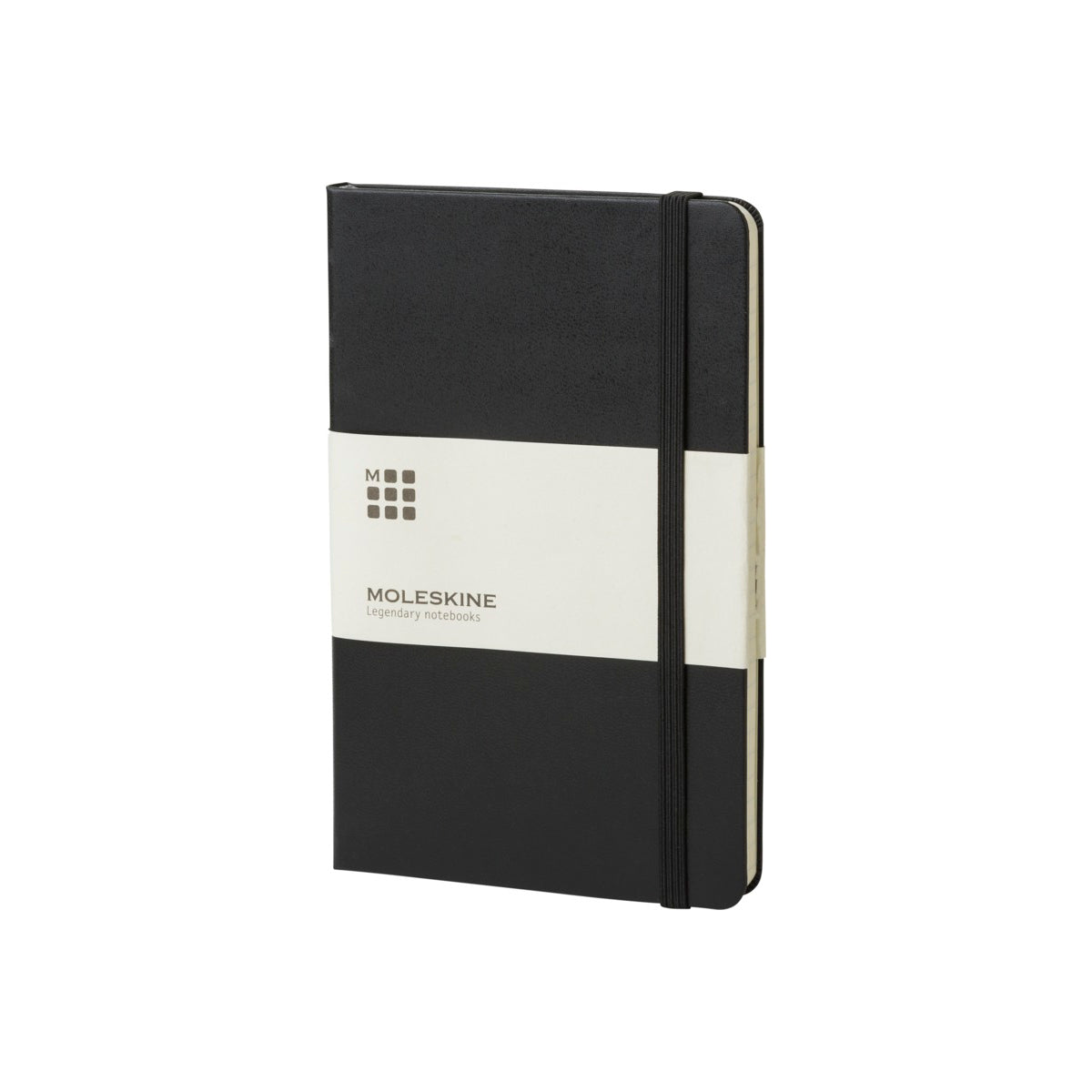 Hardcover Notizbuch von Moleskine gepunktet oder kariert in den Farben Schwarz oder Blau erhältlich. Bedrucke jetzt die Front des Notizbuches.