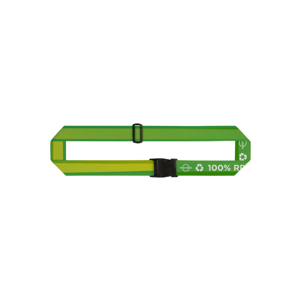 Grüner Gepäckgürtel aus 100% recyceltem PET