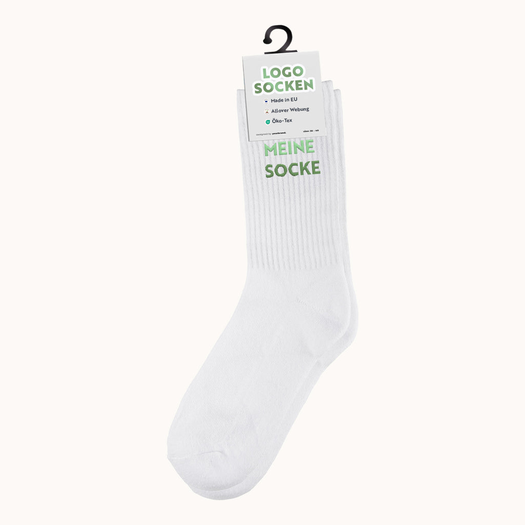 Sportsocken mit individuellen Druck 