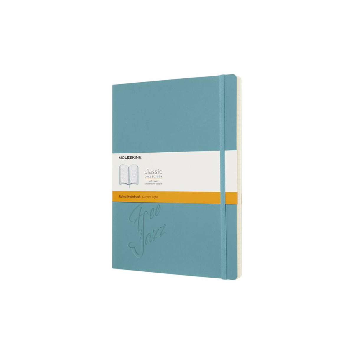 Moleskine Classic Softcover Notizbuch XL – liniert - riffblau