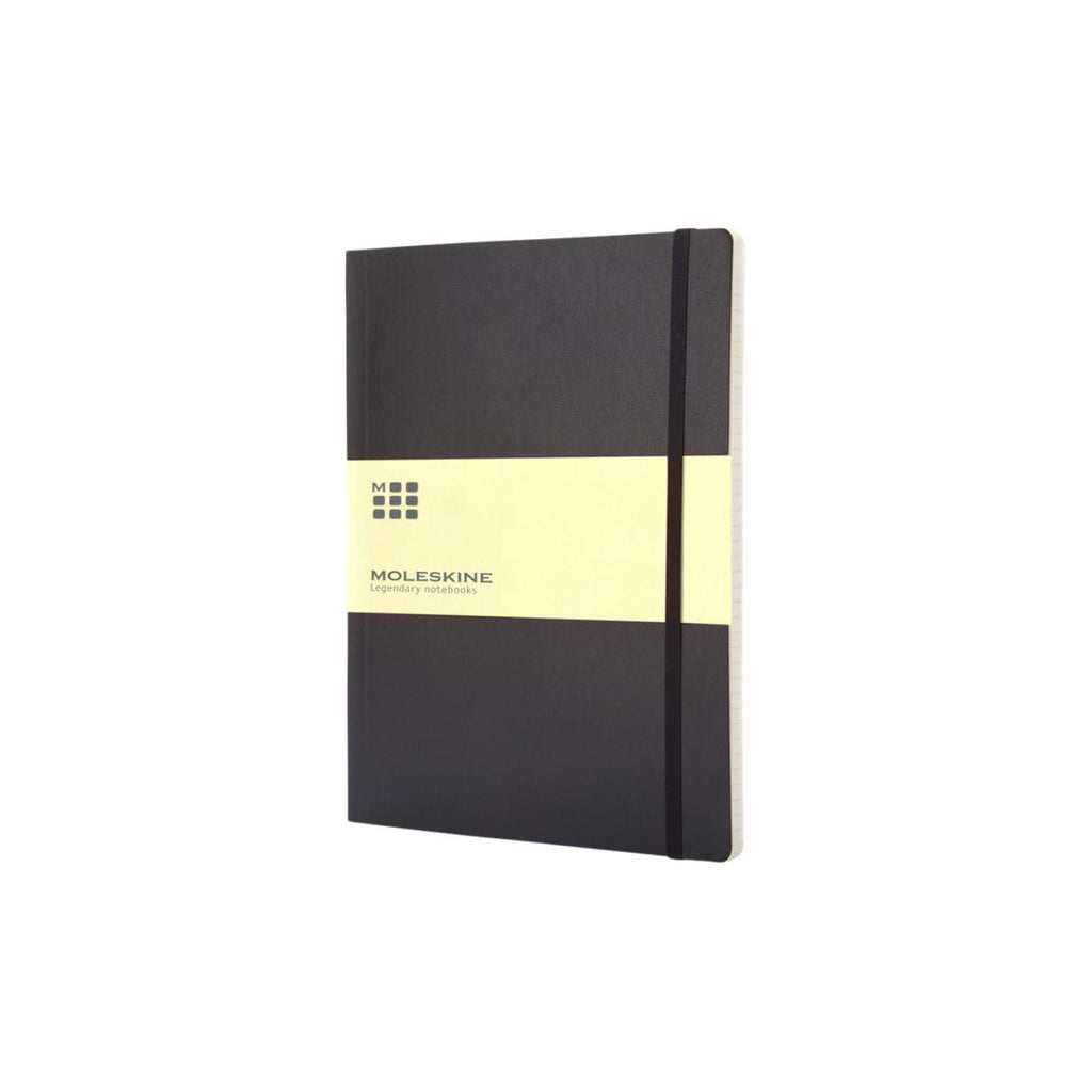 Moleskine Classic Softcover Notizbuch XL – liniert - schwarz vorderseite