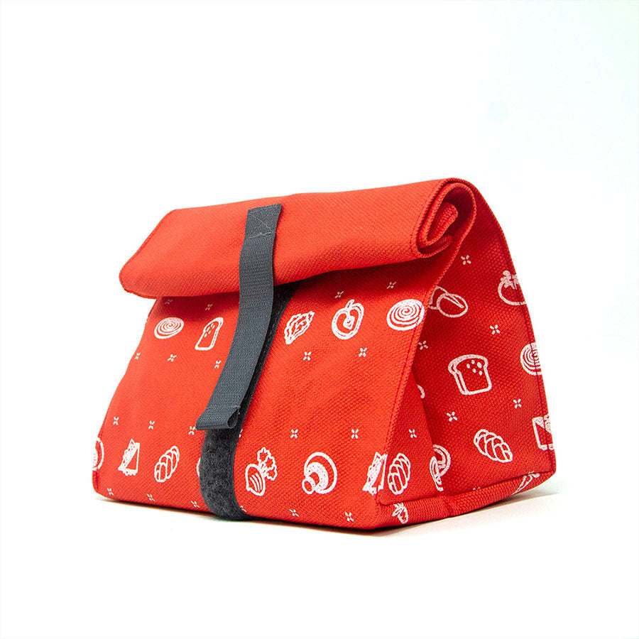 Snackbeutel mit frische Inlay rot