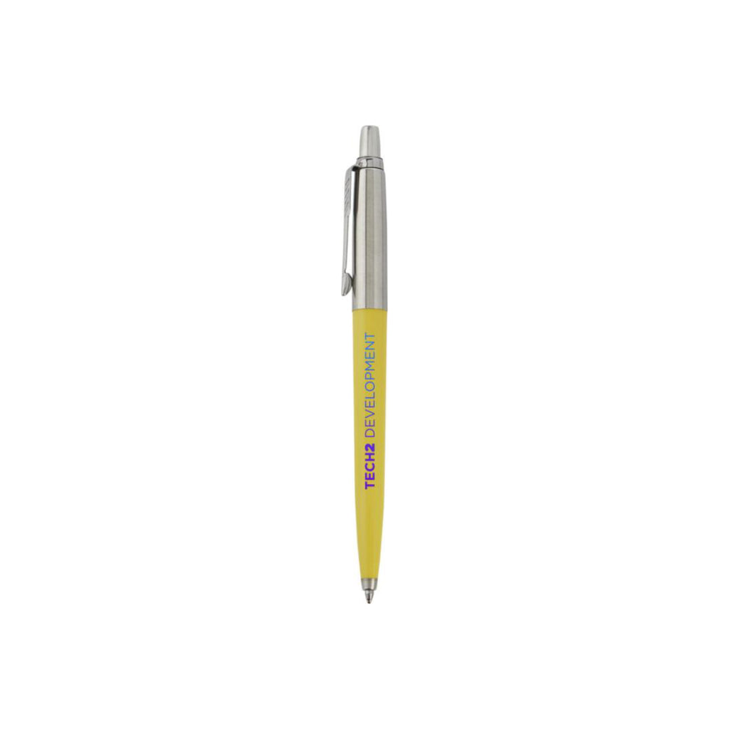 Edeler und nachhaltiger Kugelschreiber aus recyceltem Edelstahl jetzt mit deinem Logo bedrucken und deinen Kund:innen eine Freude bereiten.