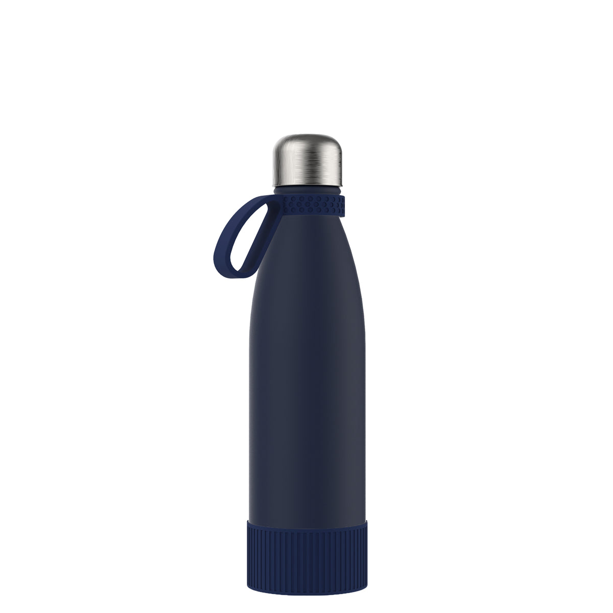 Flasche: blau, Ring: dunkelblau, Hülle: dunkelblau