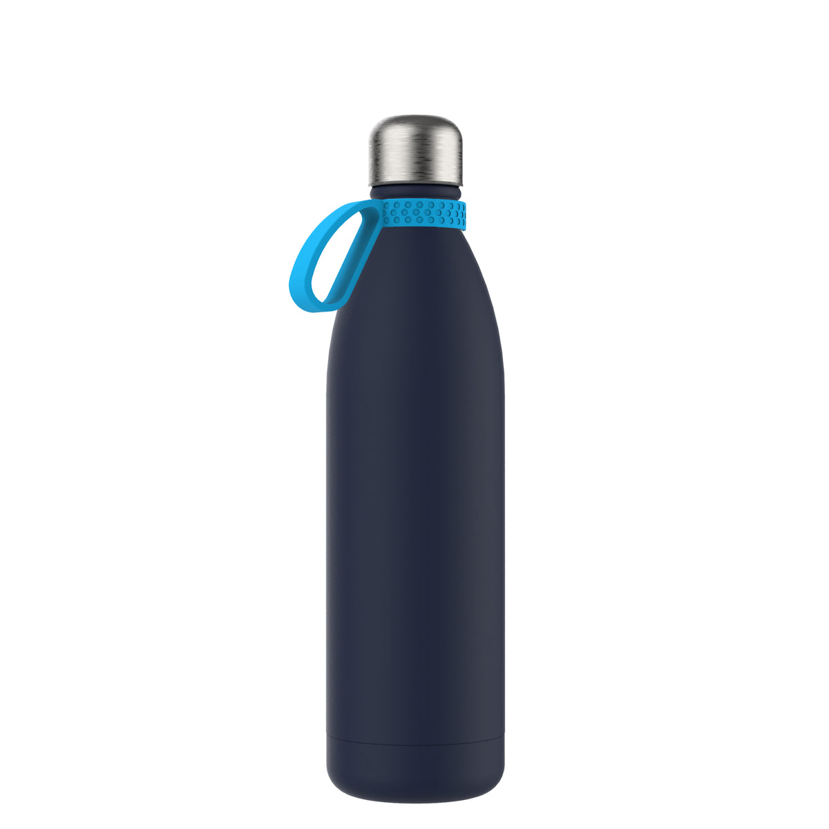 Flasche: blau, Ring: cyan