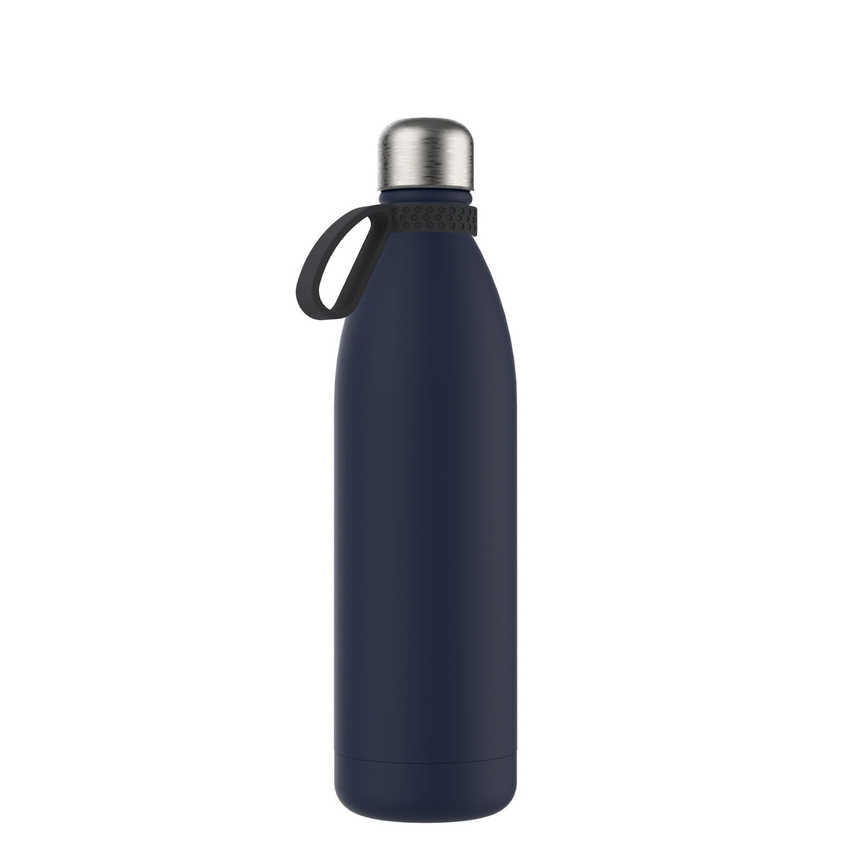 Flasche: blau, Ring: dunkelgrau