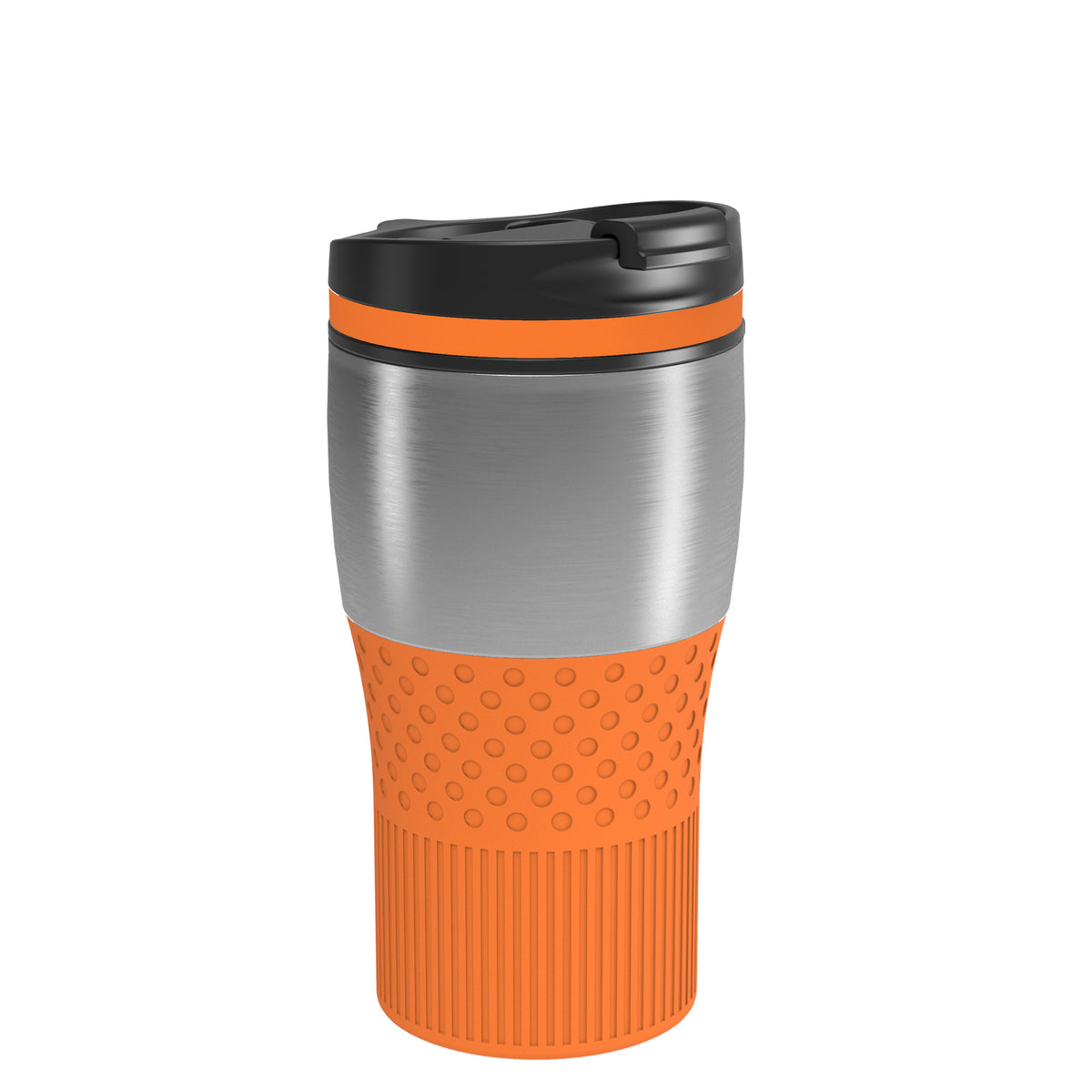 Becher: silber, Ring: orange, Hülle: orange