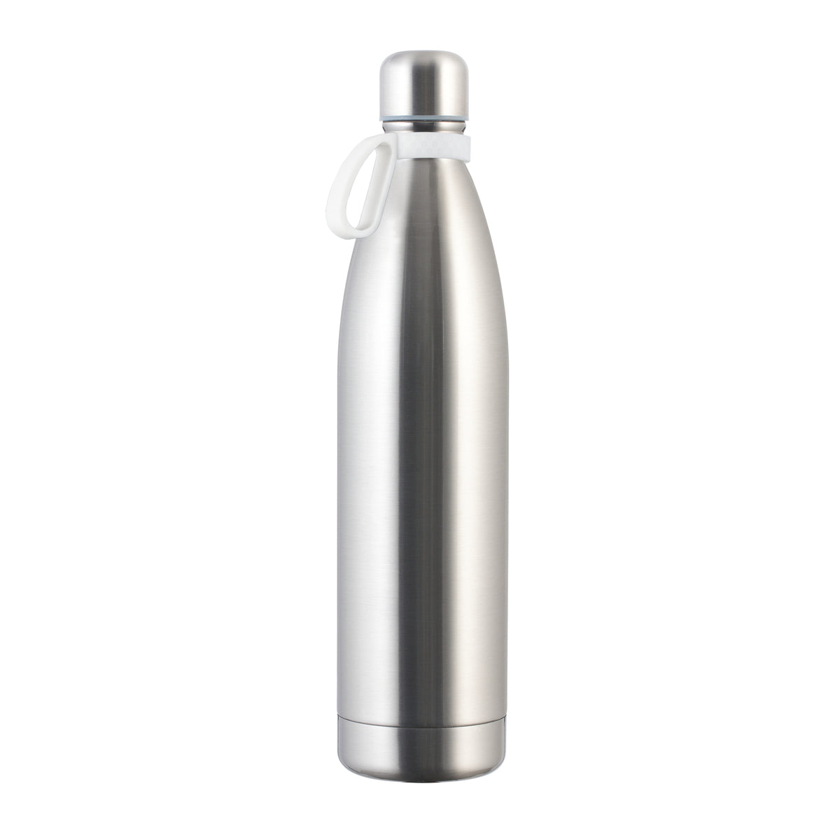 Flasche: silber, Ring: weiß