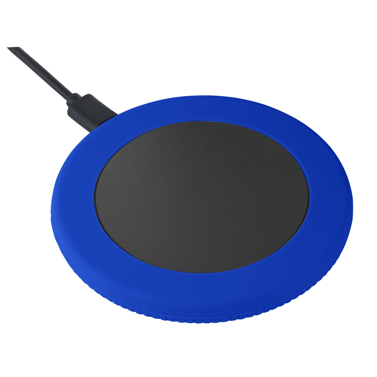 Ladegerät: schwarz, Ring: blau