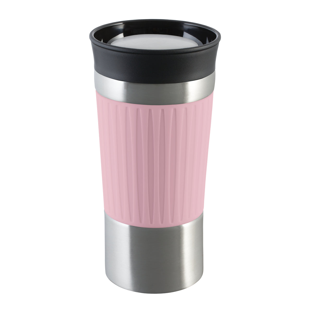 Becher: silber, Hülle: hellmagenta