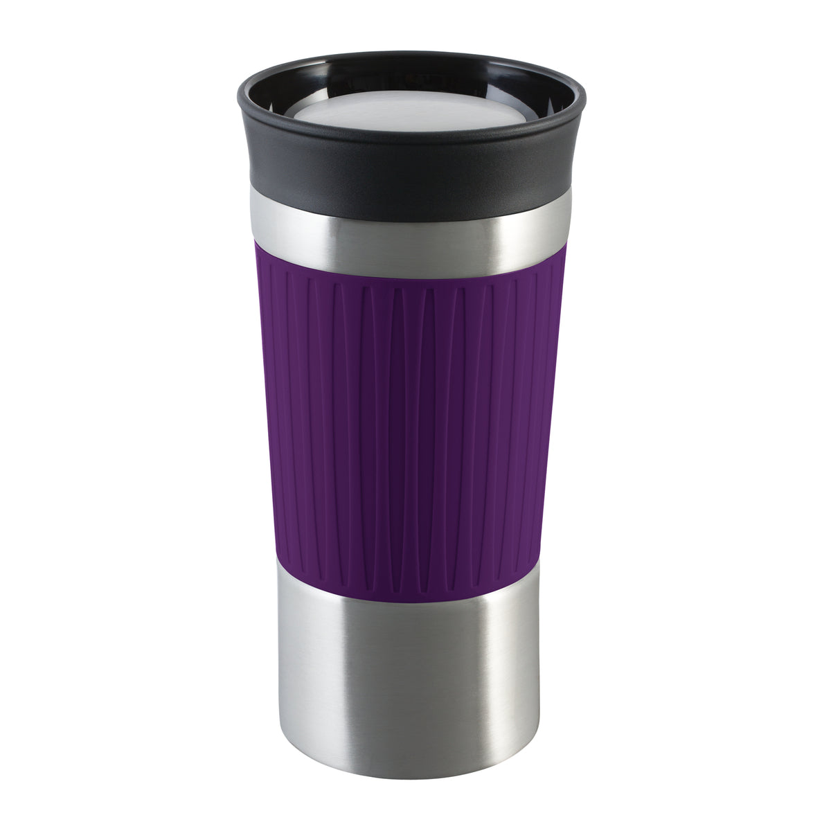 Becher: silber, Hülle: lila