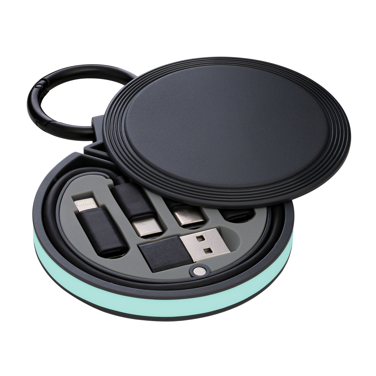 Korpus: schwarz, Ring: mint