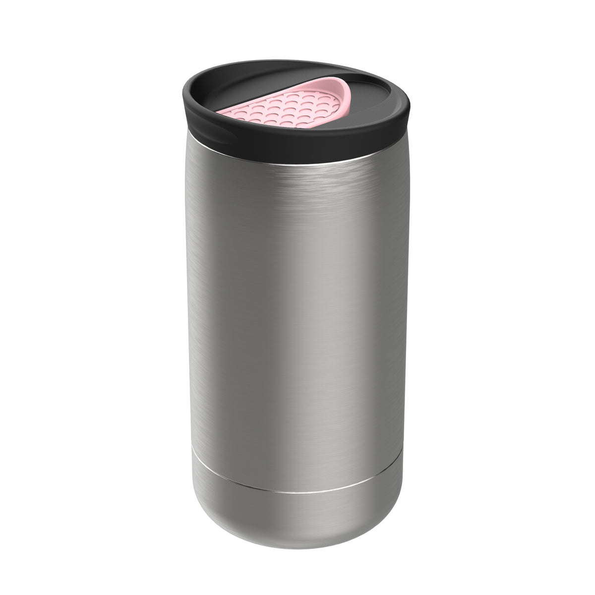 Becher: silber, Deckel: hellmagenta